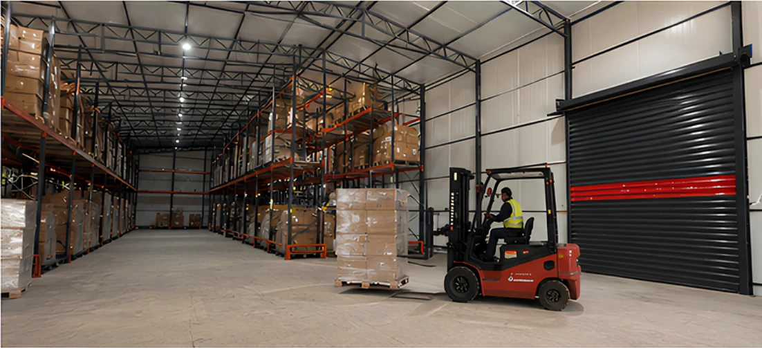 Forklift and handling
