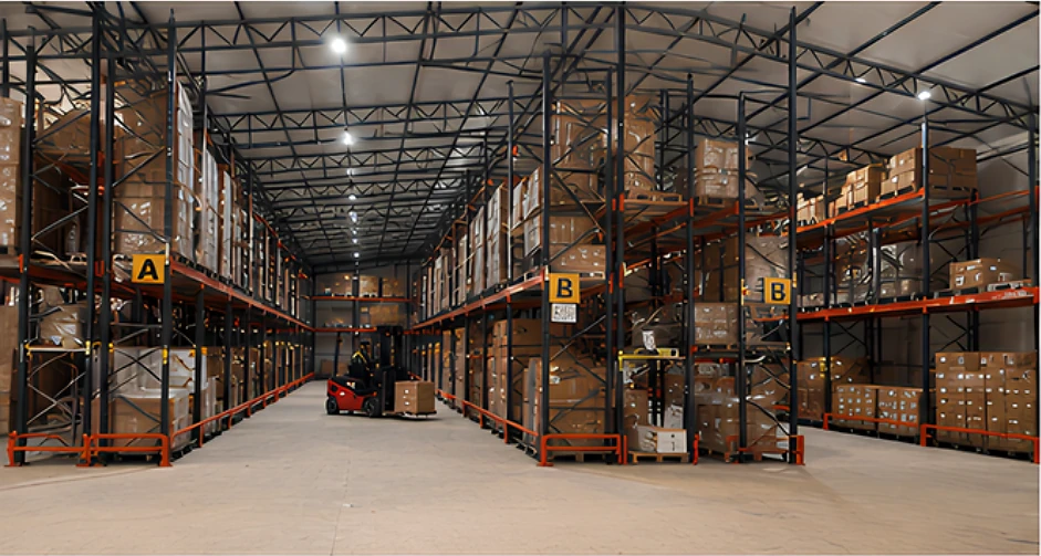 Pallet and racked storage